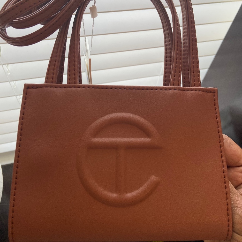 NWT Tan Telfar Shopping Bag (Small)